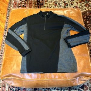 ibex Merino Wool Qtr Zip - XL